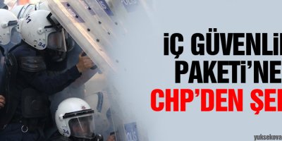 İç Güvenlik Paketine CHPden şerh