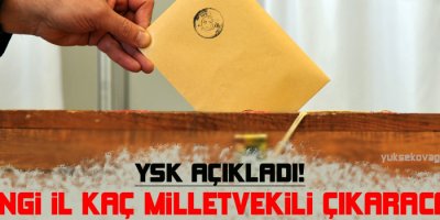 Hangi il kaç milletvekili çıkaracak?