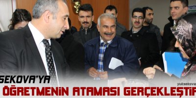 Yüksekova'ya 400 öğretmenin ataması gerçekleştirildi