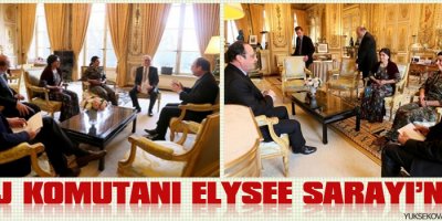YPJ komutanı Elysee Sarayı'nda