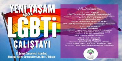 HDPden Yeni Yaşam için LGBTİ Çalıştayı
