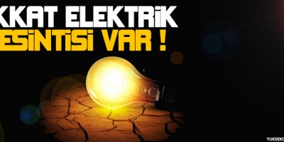 Hakkari genelinde elektrik kesintisi
