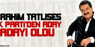 İbrahim Tatlıses AK Parti'den aday adayı oldu