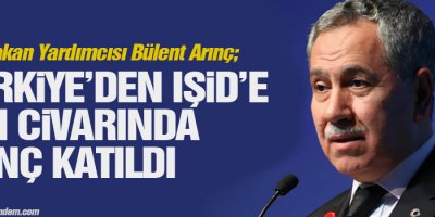 Arınç: Türkiyeden IŞİDe bin civarında genç katıldı