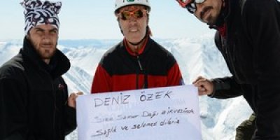 Dağcılar 3260 rakımlı Samur Dağına tırmandı