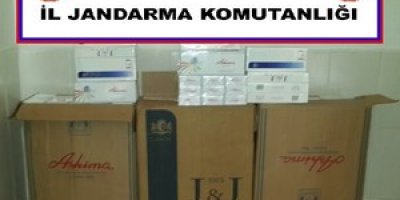 3100 paket sigara ele geçirildi