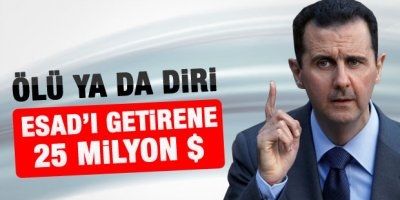 Esad için 25 milyon dolar