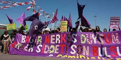 Erkek şiddetine karşı kadınlar 8 Martta Kadıköyde