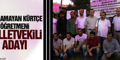 Atanamayan Kürtçe öğretmeni milletvekili adayı