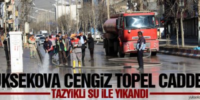 Cengiz Topel Caddesi Tazyikli Su ile Yıkandı