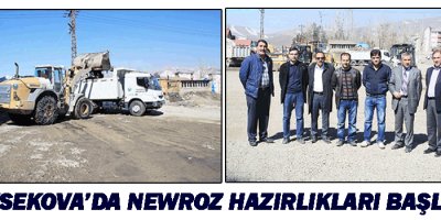Yüksekova'da Newroz Hazırlıkları Başladı