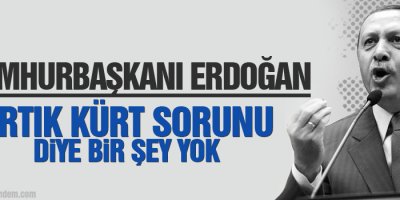 Artık Kürt sorunu diye bir şey yok