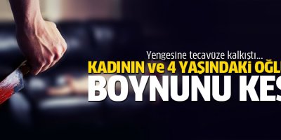 Tecavüz edemediği için yengesini ve çocuğunu öldürdü!