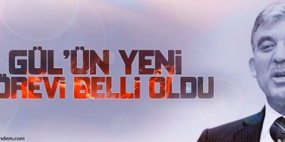 Gülün yeni görevi belli oldu