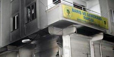 BDP Belde binası ateşe verildi