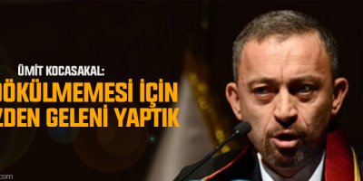 Ümit Kocasakal: Kan dökülmemesi için elimizden geleni yaptık