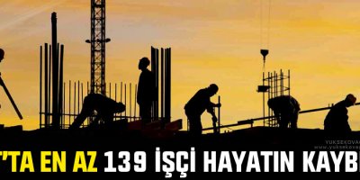 Mart’ta en az 139 işçi hayatın kaybetti