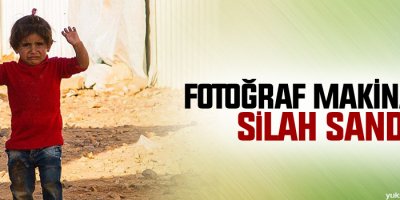 Fotoğraf makinasını silah sandı