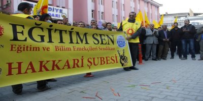 Hakkari öğretmen öz için tek yürek oldu