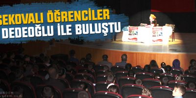 Yüksekovalı öğrenciler yazar Dedeoğlu ile buluştu