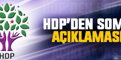 HDP'den Soma açıklaması
