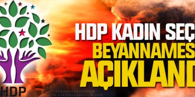 HDP Kadın Seçim Beyannamesi açıklandı