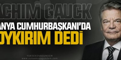 Almanya Cumhurbaşkanı da soykırım dedi