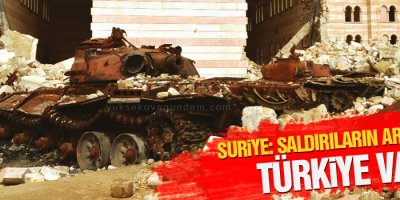 Suriye: Saldırıların arkasında Türkiye var