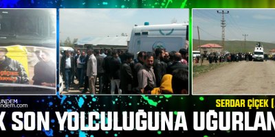 YPG'li Çiçek Son Yolculuğuna Uğurlanıyor