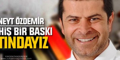 Cüneyt Özdemir: Müthiş bir baskı altındayız