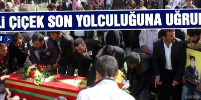YPG’li Çiçek son yolculuğuna uğurlandı