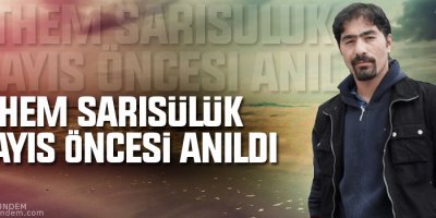 Ethem Sarısülük 1 Mayıs öncesi anıldı