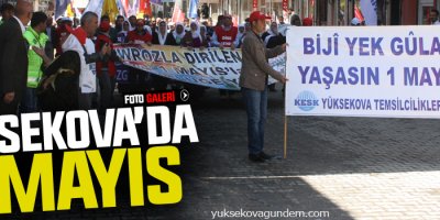 Yüksekova'da 1 Mayıs