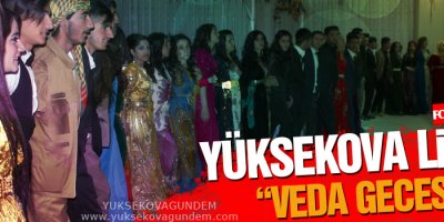 Yüksekova Lisesi Veda Gecesi