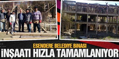Esendere Belediye Binası İnşaatı Hızla Tamamlanıyor