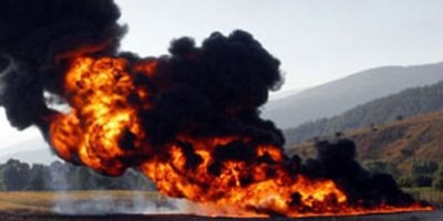 Boru hattında patlama