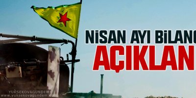 YPG’den Nisan ayı bilançosu: 497 çete öldürüldü