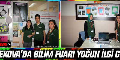 Yüksekova'da Bilim Fuarı Yoğun İlgi Gördü