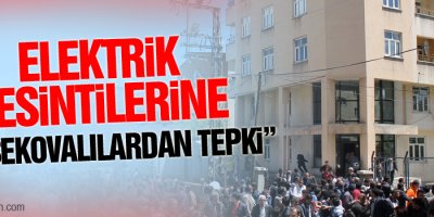 Yüksekovalı'lardan 'Elektrik Kesintilerine Tepki'