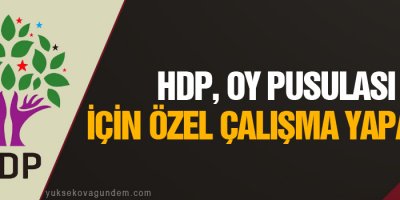 HDP, oy pusulası için özel çalışma yapacak
