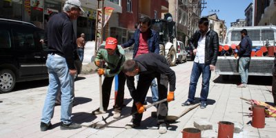 Yüksekova sanat sokağın'da çalışmalar başladı