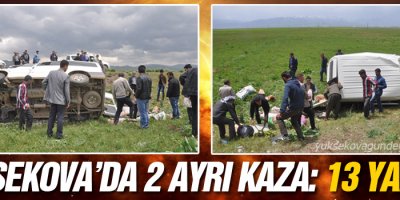 Yüksekova’da Trafik kazası