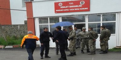 Cezaevin'deki yangın tatbikatı tam not aldı