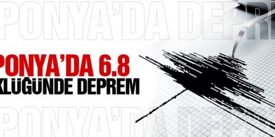 Japonya’da 6,8 büyüklüğünde deprem