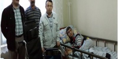 Hakkari'de 5 engelli için yeni yataklar alındı