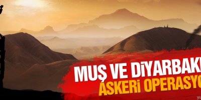 Muş ve Diyarbakır'da askeri operasyon