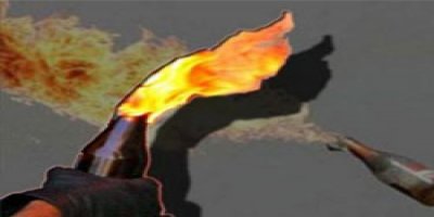 Silopi'de bankaya molotoflu saldırı