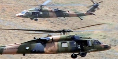 Askeri Helikopter Düştü