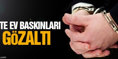 Siirt’e ev baskınları: 5 gözaltı