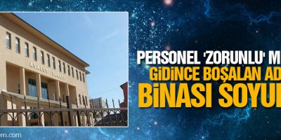 Personel 'Zorunlu' Mitinge Gidince Boşalan Adliye Binası Soyuldu